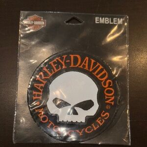 Harley-Davidson Skull Emblem Patch